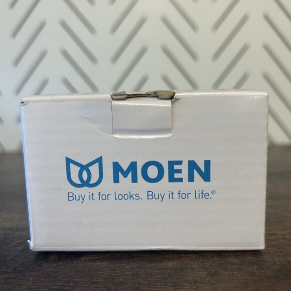 NIB Moen Voss YB5103 Series Double Robe Hook Brushed Nickel Bathroom Closet - Picture 3 of 5